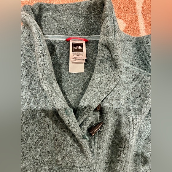 North Face Crescent Ridge Shawl Collar Fleece Pullover women size M - Picture 3 of 4